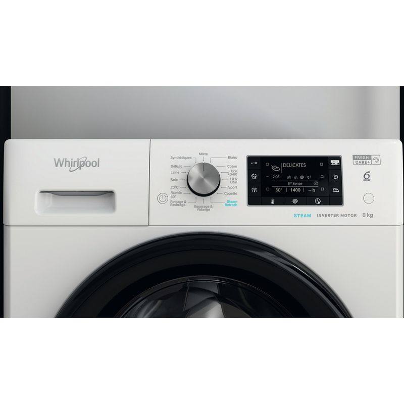 Whirlpool-Lave-linge-Pose-libre-FFD8469BVFR-Blanc-Lave-linge-frontal-A-Lifestyle-control-panel