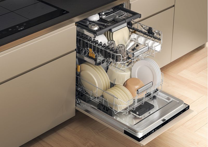 Whirlpool Lave-vaisselle Encastrable W7I HP40 LSC Tout intégrable C Lifestyle perspective open