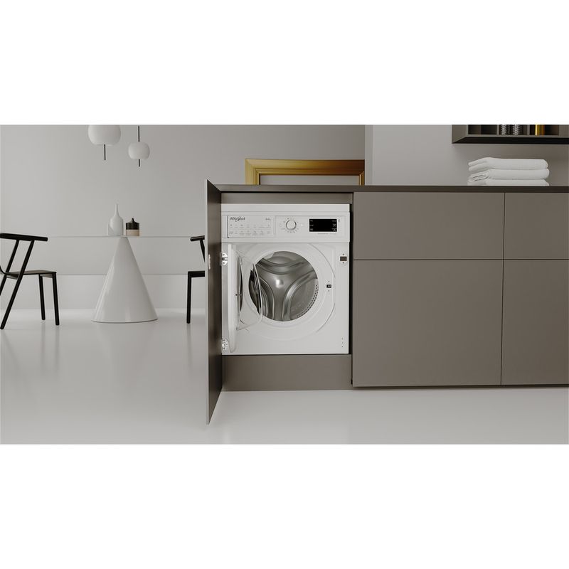 WHIRLPOOL - Lave-linge séchant encastrable 9kg - FreshCare - BIWDWG961485FR  - Whirlpool