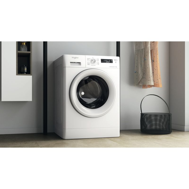 WHIRLPOOL - Lave-linge hublot posable 8kg - FreshCare - PFFS38258WFR -  Whirlpool