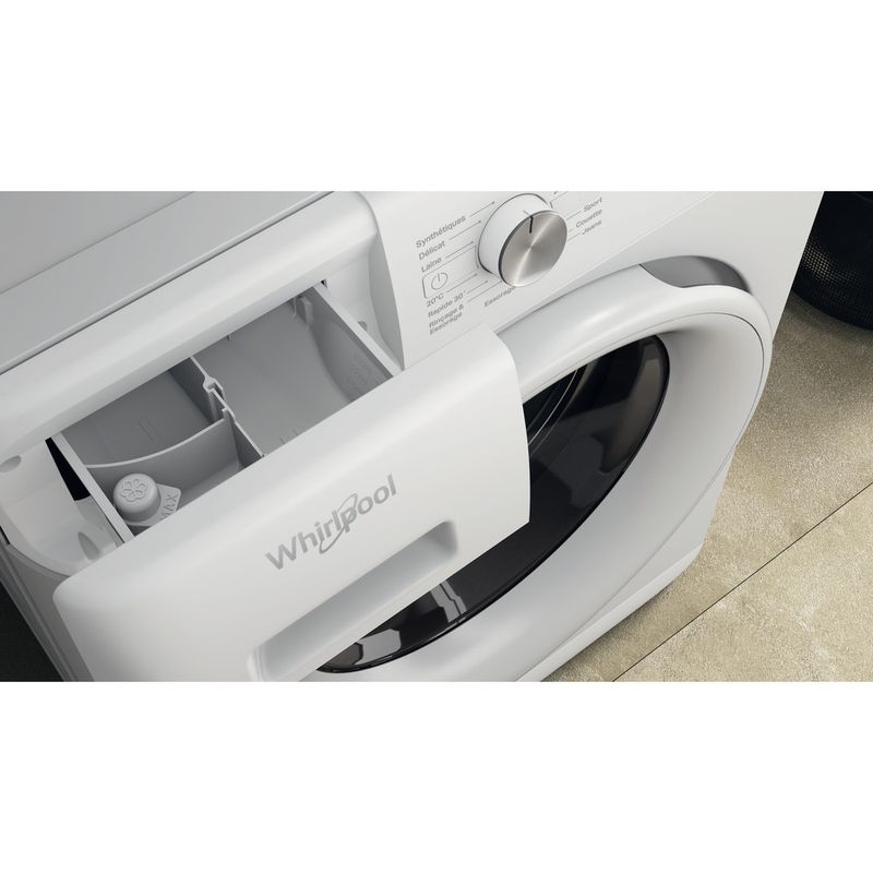 WHIRLPOOL - Lave-linge hublot posable 8kg - FreshCare - PFFS38258WFR -  Whirlpool