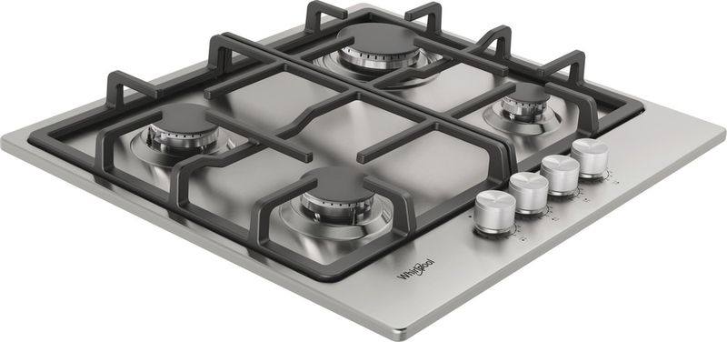 WHIRLPOOL Plaque de cuisson gaz 4 feux TGML660IX Whirlpool