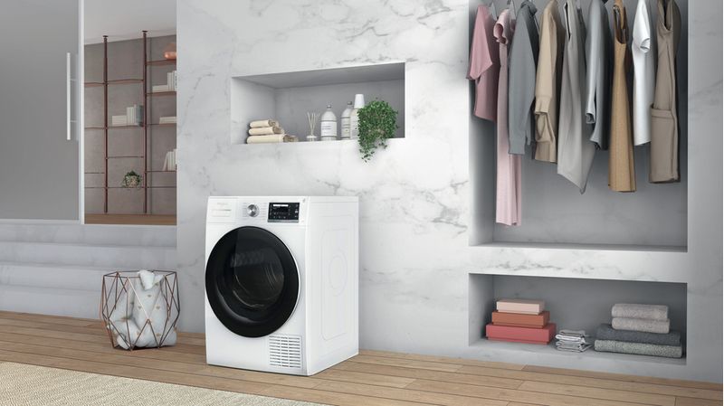 Sèche-linge pompe à chaleur 9kg - EasyCleaning - 6th Sense - Easy Ironing -  A++ WHIRLPOOL