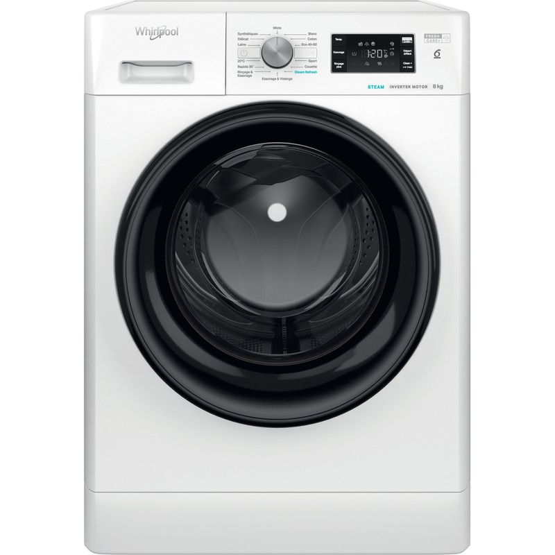Whirlpool-Lave-linge-Pose-libre-FFB-8648-BV-FR-Blanc-Lave-linge-frontal-C-Frontal