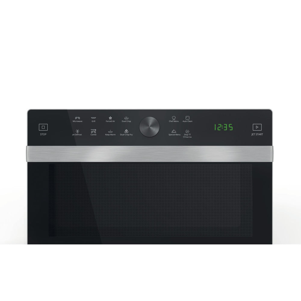 WHIRLPOOL MWSC933SB FORNO MICROONDE - COMBI 33 LT - 1200W - SILVER/NERO -  VAPORE 6 SENSO - CRISP - FRY - AUTOCOOK