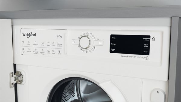 Whirlpool-Lavante-sechante-Encastrable-BI-WDWG-751482-EU-N-Blanc-Lave-linge-frontal-Lifestyle-control-panel