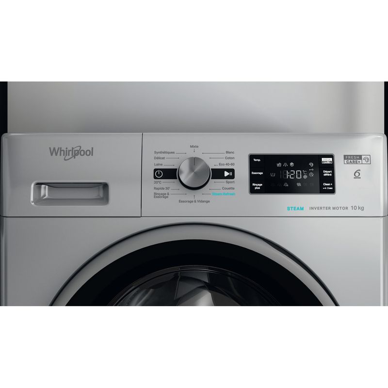 Whirlpool-Lave-linge-Pose-libre-FFBP-10469-SBSV-FR-Argent-Lave-linge-frontal-A-Lifestyle-control-panel