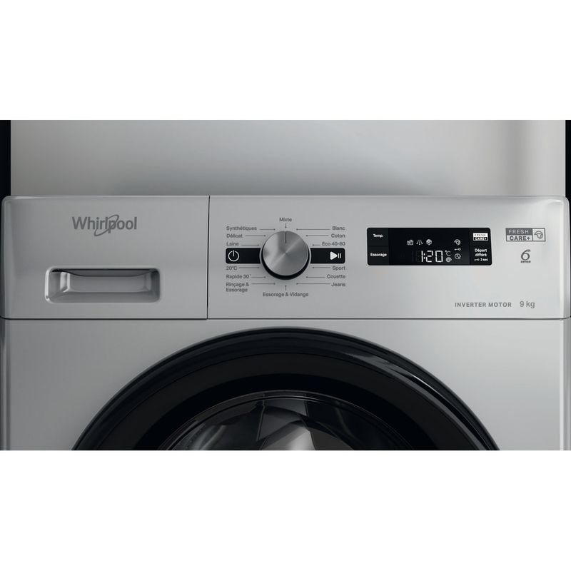 Whirlpool-Lave-linge-Pose-libre-FFS-9258-SB-FR-Argent-Lave-linge-frontal-B-Lifestyle-control-panel