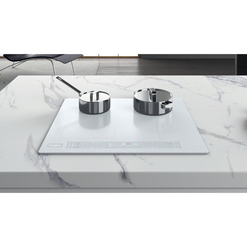 Whirlpool-Table-de-cuisson-WL-B4560-NE-W-Blanc-Induction-vitroceramic-Lifestyle-frontal-top-down