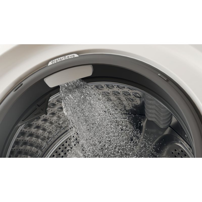 Whirlpool Lave-linge Pose-libre W8X 89AD SILENCE FR Blanc Lave-linge frontal A Drum
