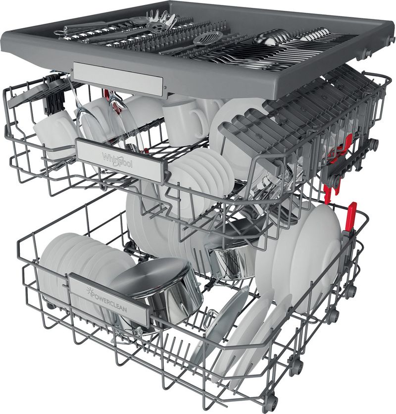 Whirlpool Lave-vaisselle Encastrable WD0B D851A X Semi-intégré B Technical Translucent