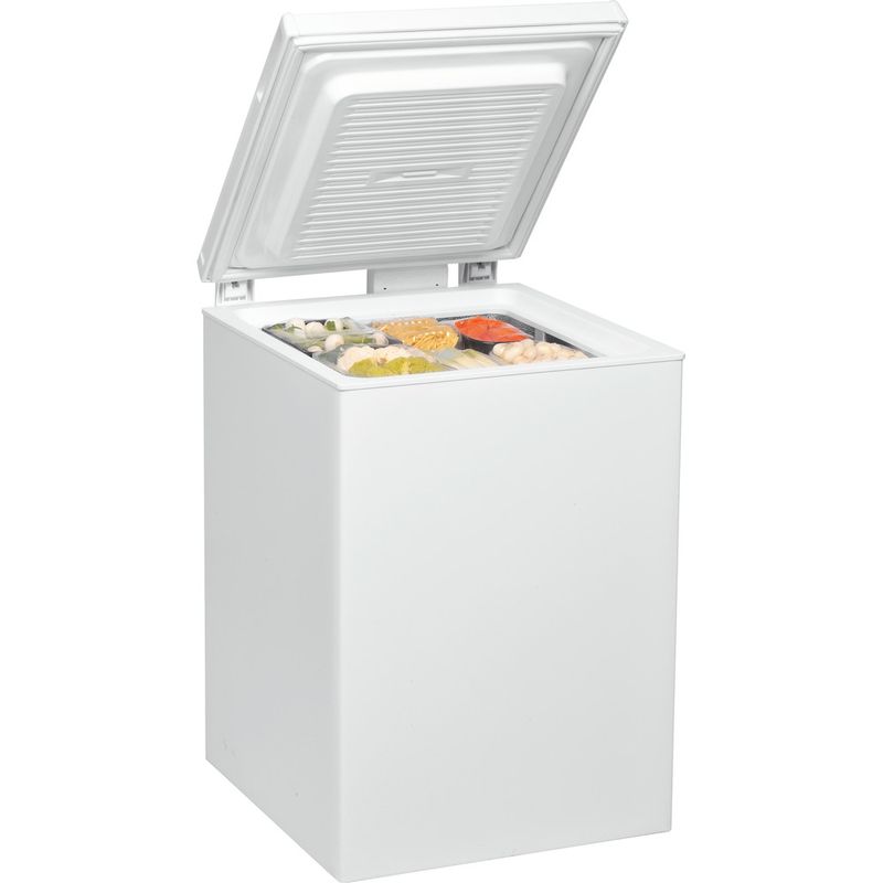 Whirlpool Congélateur Pose-libre WHS1422 Blanc Perspective open