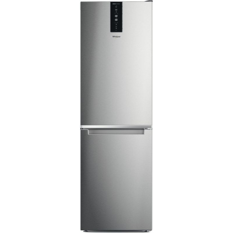 Whirlpool Combiné réfrigérateur congélateur Pose-libre W7X 83T MX Miroir/Inox 2 portes Frontal