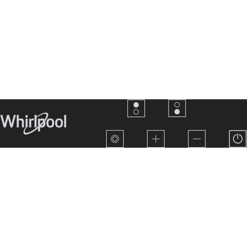 Whirlpool Table de cuisson WRD 6030 B Noir Radiant vitroceramic Control panel