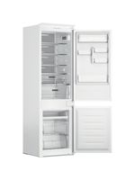 Whirlpool Combiné réfrigérateur congélateur Encastrable WHC18 T132 FR Blanc 2 portes Perspective open