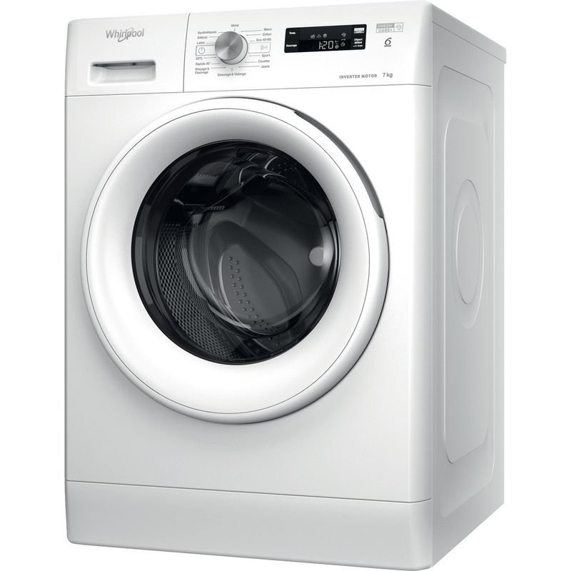 Whirlpool-Lave-linge-Pose-libre-FFS-7469-W-FR-Blanc-Lave-linge-frontal-A-Perspective