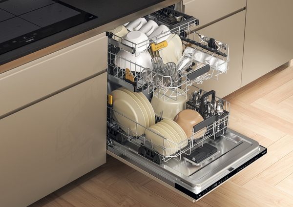 Whirlpool Lave-vaisselle Encastrable WH8IPB14AM6L0 Tout intégrable B Lifestyle perspective open