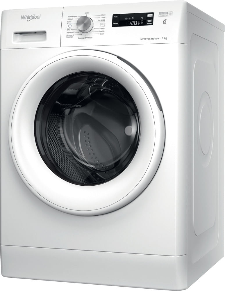 Whirlpool-Lave-linge-Pose-libre-FFSP-9269-W-FR-Blanc-Lave-linge-frontal-A-Perspective