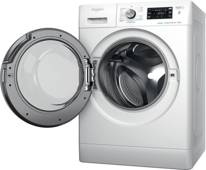 Whirlpool-Lave-linge-Pose-libre-FFBR-10489-BSV-FR-Blanc-Lave-linge-frontal-A-Perspective-open