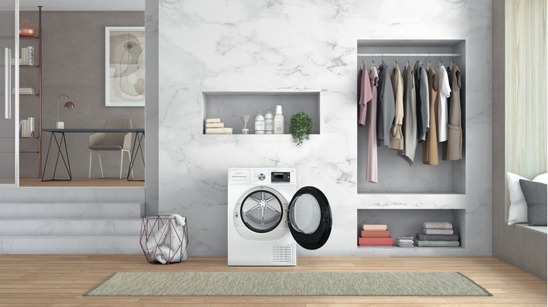 Whirlpool Sèche-linge W7 D93WB FR Blanc Lifestyle frontal open