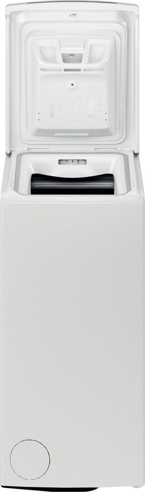 Whirlpool Lave-linge Pose-libre TDLR6251BFR Blanc Lave-linge top B Frontal open