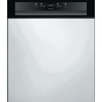 Lave-vaisselle semi-encastrable Whirlpool: couleur noir, standard - WBC 3C26 B