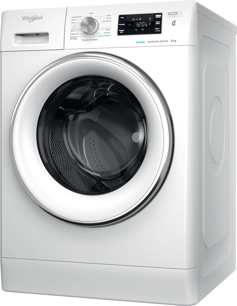 Whirlpool-Lave-linge-Pose-libre-FFBB-9469-CV-FR-Blanc-Lave-linge-frontal-A-Perspective