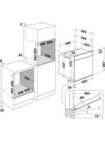 Whirlpool-Four-Encastrable-WOI68PT1SXAF-Electrique-A--Technical-drawing