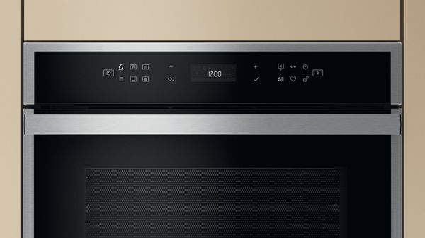 Whirlpool Four micro-ondes Encastrable WCW6O7HTSXF Inox Electronique 53 Micro-ondes Combiné 950 Control panel