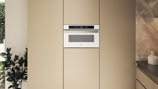 Whirlpool Four micro-ondes Encastrable WMD44MWF Blanc Electronique 31 Micro-ondes + gril 1000 Lifestyle frontal