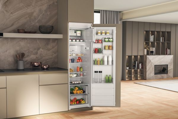 Whirlpool Réfrigérateur Encastrable WHSD184011A1 FR Acier Lifestyle perspective open