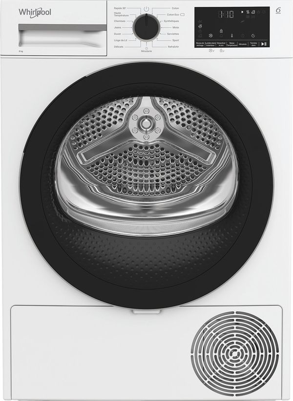 Whirlpool-Seche-linge-C-WSD-83M-WBS-FR-Blanc-Frontal