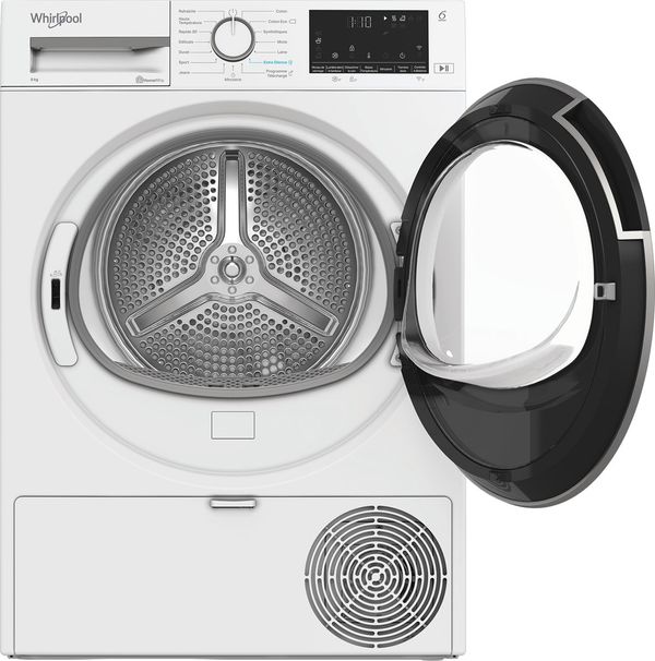 Whirlpool Sèche-linge C WD 84M WWS FR Blanc Frontal open