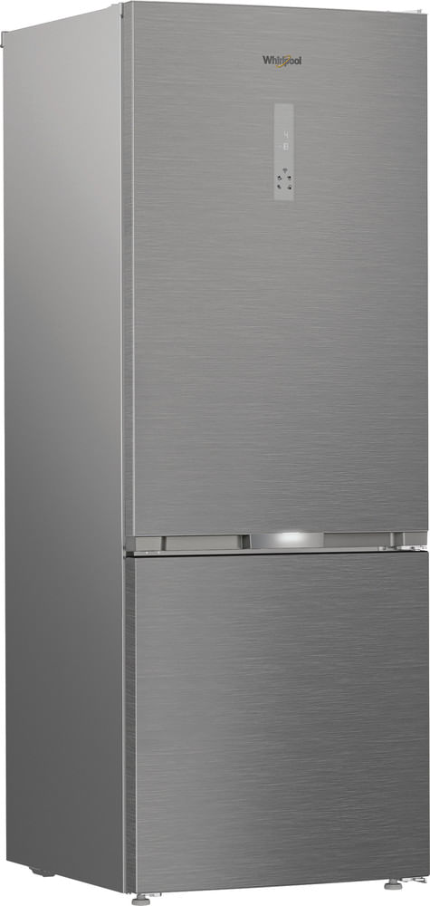 Whirlpool Combiné réfrigérateur congélateur Pose-libre WHK2 6493 X4E Pearl Inox 2 portes Perspective
