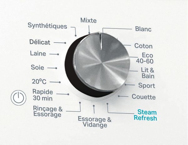 Whirlpool Lave-linge Pose-libre FFD 8489 BV FR Blanc Lave-linge frontal A Control panel