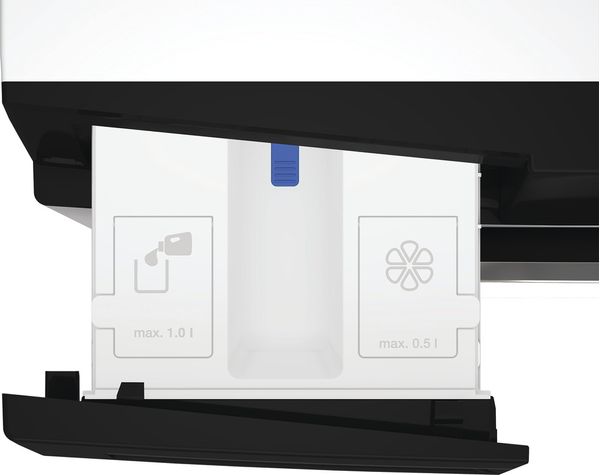 Whirlpool Lave-linge Pose-libre WPM 27W ADS FR Blanc Lave-linge frontal A Drawer