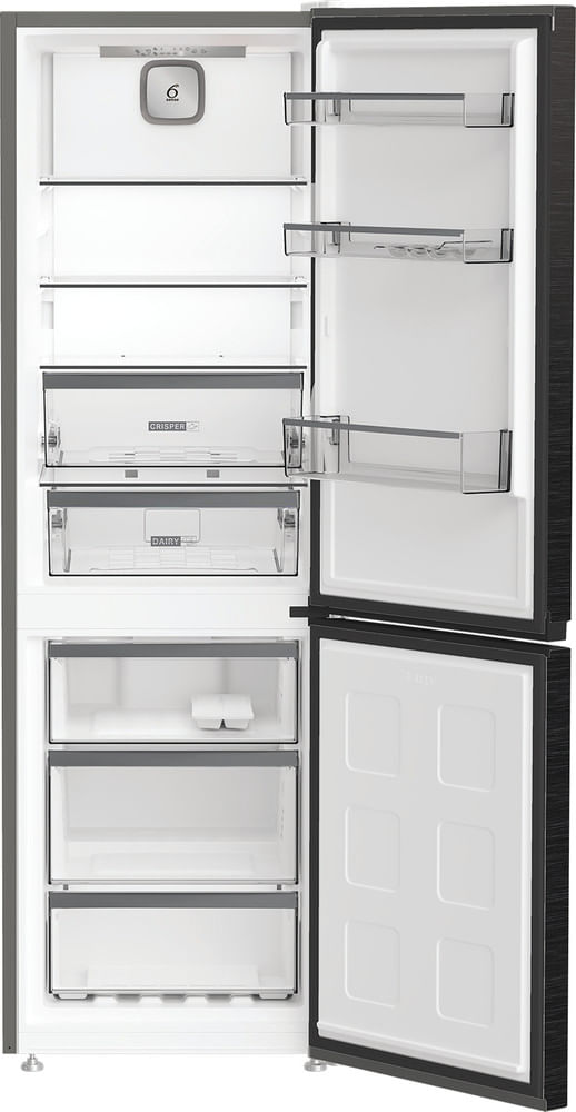 Whirlpool Combiné réfrigérateur congélateur Pose-libre WHK 25364 XBR4E Noir 2 portes Frontal open