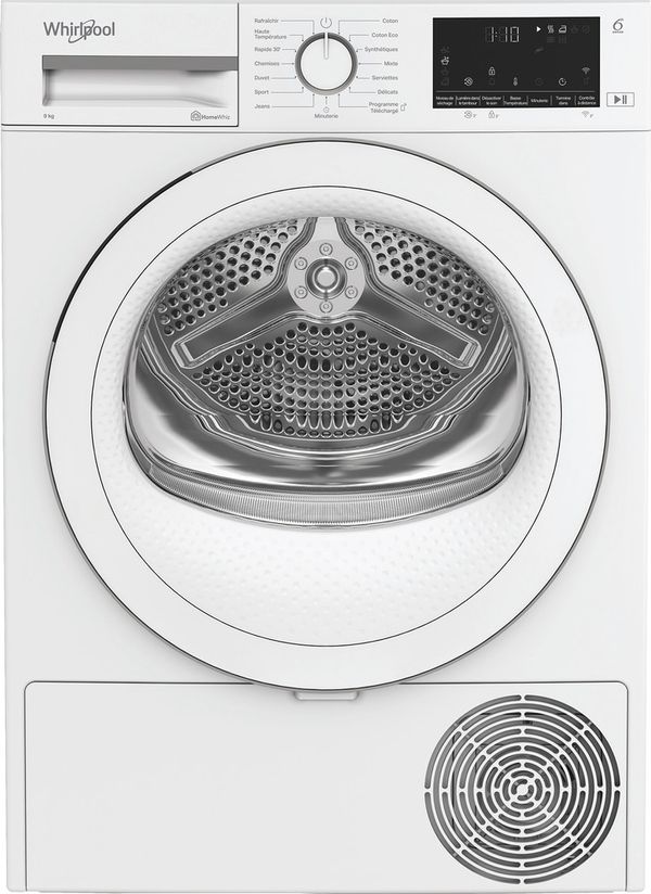 Whirlpool Sèche-linge C WD 93M WWS FR Blanc Frontal