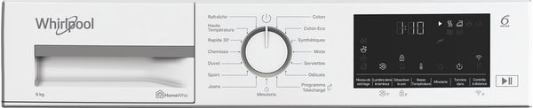 Whirlpool Sèche-linge C WD 93M WWS FR Blanc Program