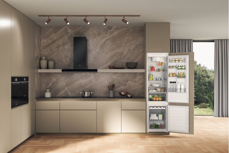 Whirlpool Combiné réfrigérateur congélateur Encastrable WHC20D021B2 Blanc 2 portes Lifestyle frontal open