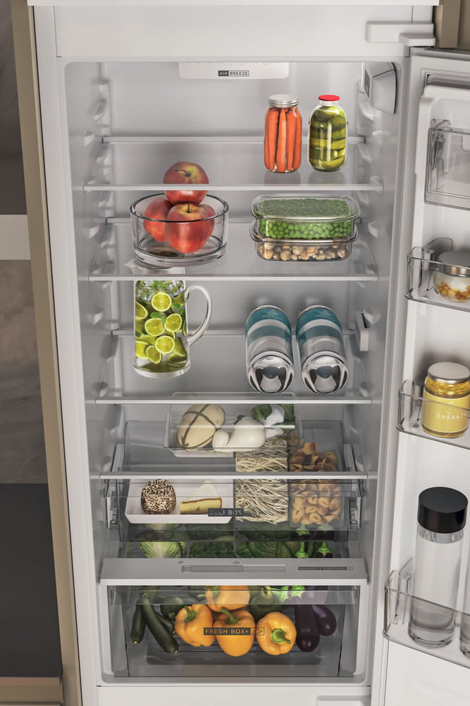 Whirlpool Combiné réfrigérateur congélateur Encastrable WHC20D021B2 Blanc 2 portes Drawer