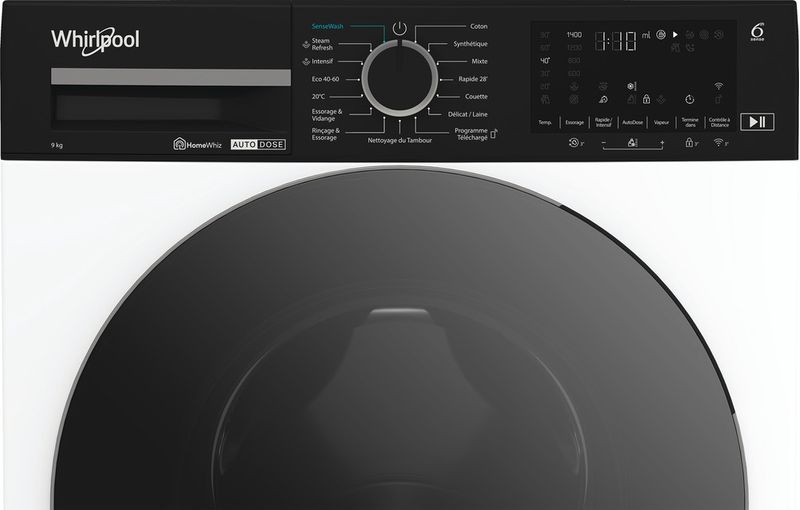 Whirlpool-Lave-linge-Pose-libre-WPMB-911W-ADS-FR-Blanc-Lave-linge-frontal-A-Control-panel