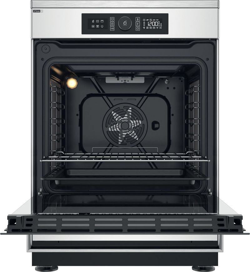 Whirlpool-Cuisiniere-WS68IB8ACX-FR-1-Inox-Electrique-Frontal-open