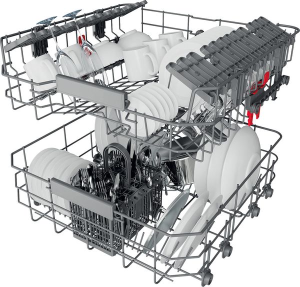 Whirlpool Lave-vaisselle Encastrable WBC 3C26 Semi-intégré E Technical Translucent