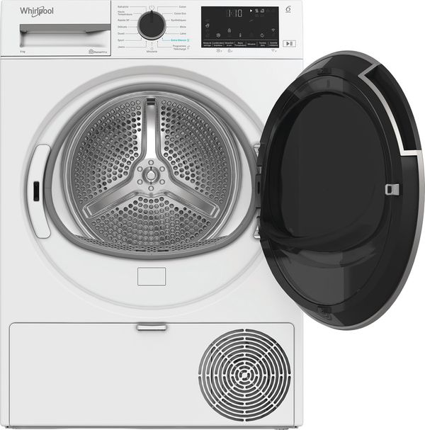 Whirlpool Sèche-linge C WD 94M WBS FR X Blanc Frontal open