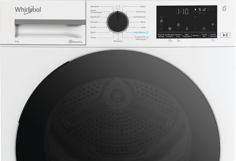 Whirlpool-Seche-linge-C-WD-94M-WBS-FR-X-Blanc-Control-panel