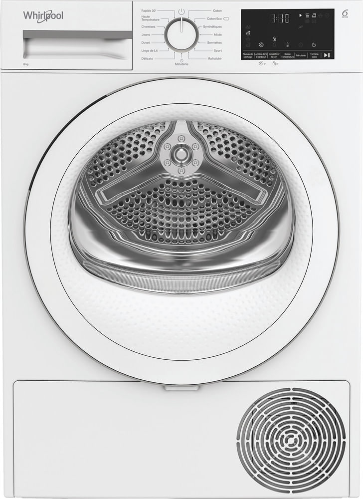 Whirlpool-Seche-linge-C-WSD-83M-WWS-FR-Blanc-Frontal