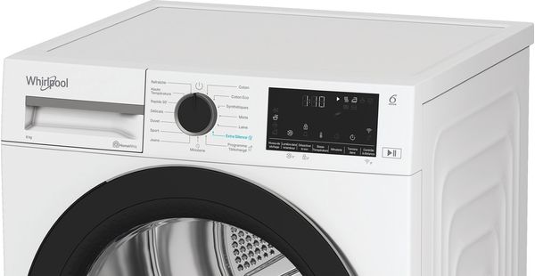 Whirlpool Sèche-linge C WD 84M WBS FR Blanc Lifestyle control panel