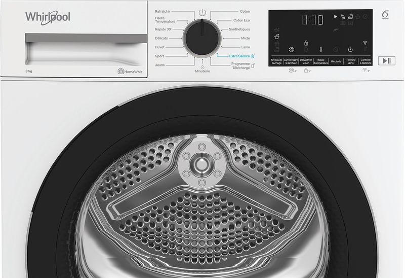 Whirlpool-Seche-linge-C-WD-84M-WBS-FR-Blanc-Control-panel