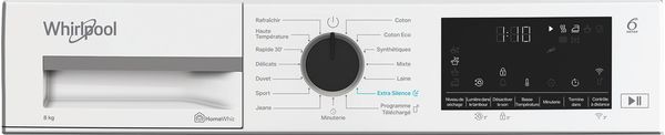 Whirlpool Sèche-linge C WD 84M WBS FR Blanc Program